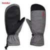 Skihandschuhe Boodun Herren Damen Warme Winter-Skihandschuhe Outdoor-Sport-Fäustlinge Verdickte Handschuhe für kaltes Wetter Winddichte Winter-Snowboard-Handschuhe 231030