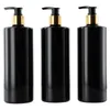 Liquid Soap Dispenser 3PCS 500ml PET Empty Refillable Shampoo Lotion Bottles With Pump Dispensers Bathroom Portable