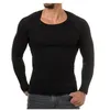 Suéteres para hombres Otoño suéter de punto para hombres Jersey masculino Casual Slim Fit Suéteres O-cuello Manga larga Negro Rojo Jersey S-2XL 231030