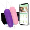 Vibrators Bluetooth App Mini Bullet Vibrator for Women Clit Stimulator Wireless Remote Pantie Vibrating Love Egg Female Sex Toy for Adults 231116