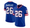 5 Kayvon Thibodeaux 26 Saquon Barkley 8 Daniel Jones Lawrence Taylor Michael Strahan Darren Waller Dexter Lawrence II heren dames jeugd voetbalshirts