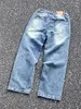 Herenjeans Zomer CH Cleanfit Style American Retro Washed Old Drape Mannen Vrouwen 1:1 Hoge Kwaliteit Losse rechte broek