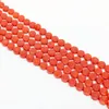 Perles 4-6mm mode corail plat rond en vrac de haute qualité naturel mer bambou perles collier Bracelet bricolage bijoux trouver fabrication
