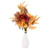 Dekorative Blumen Ins Künstliche Simulation Pflanzen Herbst Thanksgiving Day Braut Hand Krawatte Anemone Hochzeit Home Dekoration