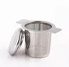 Stainless Steel Mesh Tea Infuser Tool Reusable With Lid Coffee Strainers Spices Loose Filter Strainer Herbal Spice Filters BH5802 1849334