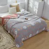 Blankets Summer Blanket Four Layers Cotton Gauze Towel Quilt Double Adult Air-conditioning For Beds Sofa Bedspread On The Bed