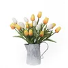 Decorative Flowers Artificial Tulip Floral Arrangement For Home Decoration In Living Room - Bring Nature's Beauty Indoors With Lifelike