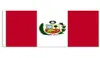 Peru flags banner Size 3x5FT 90150cm with metal grommetOutdoor Flag6322992