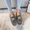 Dress Shoes womens plush flat shoes Outdoor and office wear fashion chain design winter warm snow boots Large size 4143 free delivery 231030