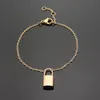 Paar modemerk V klassieke slotketting lvities armband van hoge kwaliteit 316L titanium staal designer sieraden cadeau