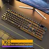 Keyboards Computer Keyboard Waterproof Portable Gaming Backlit Ergonomics Colorful Accessories 104 Keys Usb 231030