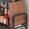 Küche Lagerung 2/3Tier Mikrowelle Regal Edelstahl Abnehmbare Rack Organisieren Geschirr Regale Hause Halter