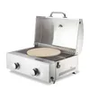 Kitchen Outdoor Commercial 12 inches Gas Pizza Oven Baking Machine