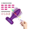 Anal Toys Twist App Remote Vibrating Anal Plug Multi Frequency Rotating BDSM Butt Plug Masturbation Device för män Kvinnor Par Gay Sexy 231030