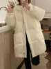 Damen Trenchcoats Eotvotee Winterjacke Frauen Puffer Bubble Coat Übergroße lose lange Oberbekleidung mit Kapuze Koreanische Mode 2023 Parkas