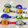 Zonnebril 100 Motocrossbril Bril MX Off Road Masque Helmen Bril voor motorfiets Crossmotor