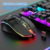 Clavier Souris Combos Sans Fil Et Ensemble Changeant Rétroéclairage Coloré Équipement Cool HomeGameOffice Pour WindowsMacLinux Compatibl 231030