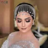 Festive Tassel Hair Hoop Diamond Baroque Bridal Headwear Crown Rhinestone with Wedding Jewelry Hair Accessories Bridal Crowns Headpieces HP558