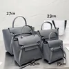 Nano Bolsas de cinturón Nuevo bolso de mujer Bolsos de hombro de diseñador para mujer Diseñadores de lujo Pico Cinturón Bolsa Hombro Crossbody Totes 4 tamaños