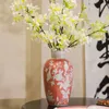 Vases Recommend Living Room TV Cabinet Aquaculture Flower Decoration Jingdezhen Ceramic Vase Chinese Style Blue White Porcelain