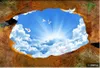 Wallpapers Wall Sky White Cloud 3d Three Dimensional Large Scale Background Beautiful Scenery