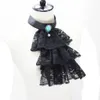 Bow Ties Vintage Women Jabot Obrożność Bowknot Neck Akcesoria Punk Victorian Ruffle Cllar 231027