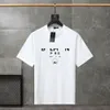 Роскошная мужская футболка Мужская женская дизайнерская футболка Короткая летняя модная повседневная футболка с фирменным письмом Высококачественная дизайнерская футболка