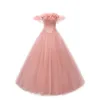 Quinceanera Jurken Prinses Bateau Pailletten Baljurk met Tule Veters Grote maten Sweet 16 Debutante Feest Verjaardag Vestidos De 15 Anos Q05