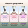 Face Care Devices EMS Pon Neck Massage V Line Chin Lift Compress 3 Colors LED Skin Tighten Anti Wrinkle Firm Smooth 231027