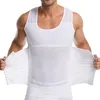 Mäns kroppssaxar korsett topp män kropp shapers magen kontroll tight t-shirt fitness elastisk skönhet buk tank toppar midje tränare formewear 231030