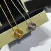 Moda 4/quatro folhas trevo colares pingentes designer feminino mãe-de-pérola 18k banhado a ouro jóias de noivado presente