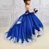 Kız elbise çiçek elbise enfes parti çocuklar doğum günü yay prenses zemin uzunluğu 2023 elbisesi