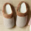 Autumn and winter warm cotton slippers soft bottom household indoor home cloth bottom silent slippers wholesale women and men