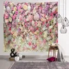 Tapisseries Fleur Rose Fleurs De Cerisier Thème Mur Maison Esthétisme Tapisserie Pour Chambre Salon Décoration Rideau Suspendu