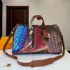 2023 Grand sac de voyage série de sacs polochons matériel original sac de moto de marque de mode de créateur simple variété multicolore 45 cm 50 cm etc. Même style pour hommes et femmes