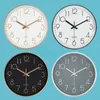 Wall Clocks Nordic Clock Modern Minimalist Round Decorative for Living Room Machinery Quartz Silent Vintage 231030