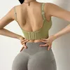 Yoga roupa sutiã esportivo sexy carta colheita topo mulheres push up roupa interior à prova de choque colete de fitness meninas ginásio camisa esporte roupas esportivas dropshipp