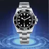 Mens Swim Watch Luxury Ceramic Bezel 40mm Sapphire Mechanical Submarine Watches 904l Steel Dive Wristwatches Sapphire Luminous RLX Watches Montre Christmas Gift Butt