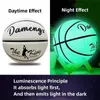 Balls Glow In Night Basketball Size 5 6 7 Children Adult Student PU Soft Leather Outdoor Wearresistant And Antiskid 231030