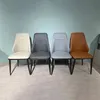 Chaises de salle à manger minimalistes modernes, salons familiaux, chaises de luxe légères, vente en gros et personnalisation d'échantillons