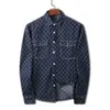 2024 Hommes Designer Manteau Denim Veste Double Lettre Corps entier Jacquard à manches longues Femmes Bleu Rouge Vert M-3XL