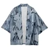 Men's Sleepwear Kimono Robe Japanese Style Men Summer Home Bath Haori Cardigan Shirt Coat Casual Loose Male Jacket Yukata Clothing