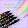 Markers 36/60 kleuren acrylverf marker Dual Brush markeerstiften voor kalligrafie belettering graffiti manga tekening kantoorbenodigdheden 231030