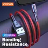 Nylon Braid USB Cable Data Cable telefon komórkowy kable zasilania Szybkie ładowanie linii rdzenia dla Samsung Huawei Xiaomi CB-X2