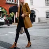 Frauen Anzüge 2023 Herbst Graben Mantel Schwarz Spitze Up Windjacke Weibliche Trendy Elegante Mode Casual Oberbekleidung Dame Winter Kleidung