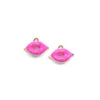 Charms 10st Fashion Lovely Lips Lipsticks Charm för smycken som gör DIY örhängen armband halsband nyckelring leveranser