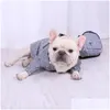 Abbigliamento per cani Cappotti classici riflettenti per animali Abbigliamento per cani Lettera di moda Flora Stampa Animali domestici Giacche 2 colori Cappotto antivento Bldog Schnauzer D Dhesj