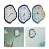 Horloges murales Horloge acrylique irrégulière Montres silencieuses suspendues décoratives pour salon chambre à coucher salle de bain décors