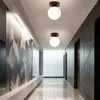 Światła sufitowe Nordic Creative LED Luksaria prosta salon metal nowoczesne minimalistyczne oświetlenie korytarza sypialnia sypialnia