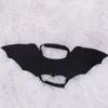 Cão vestuário engraçado animal de estimação traje preto morcego asas cosplay roupas festa de halloween presente po prop para gato filhote de cachorro chien